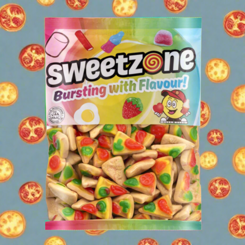 Sweetzone Gummy Pizza Slices 1kg Bag