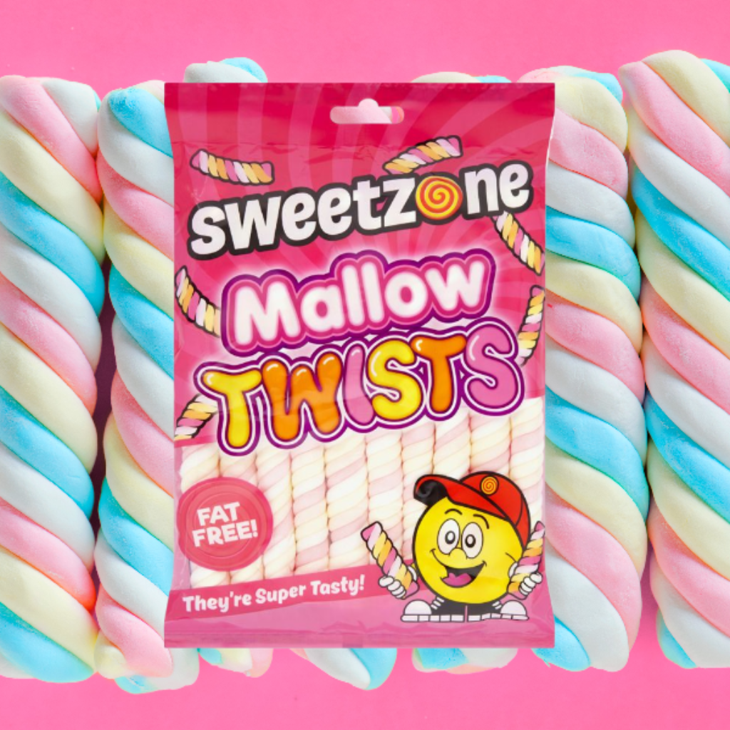 Sweetzone Mallow Twists 160g