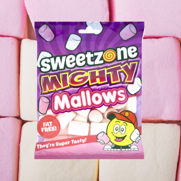 Buy Sweetzone Mighty Mallows 140g at SnacksOnline.co.uk