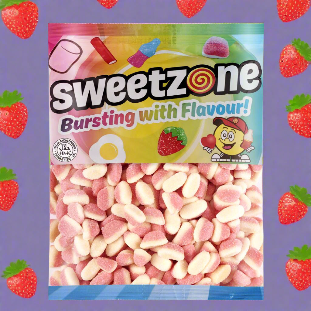 Sweetzone Strawberry Puffs 1kg Bag