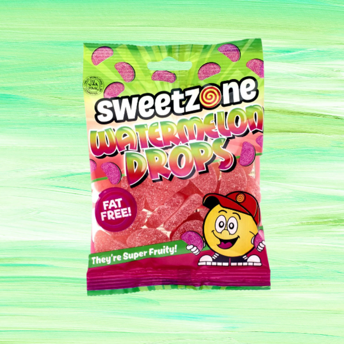 Buy Sweetzone Watermelon Drops 90g at SnacksOnline.co.uk