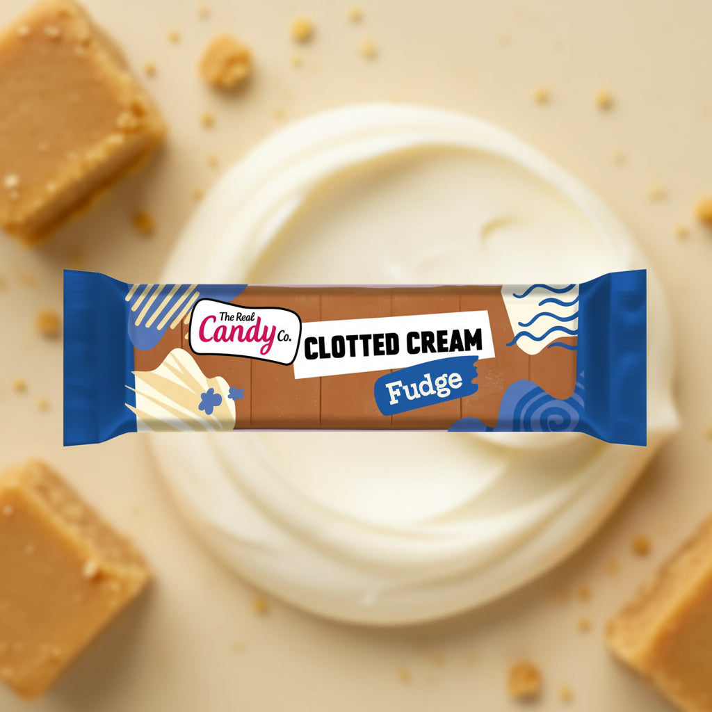 The Real Candy Co. Clotted Cream Fudge Bar 130g