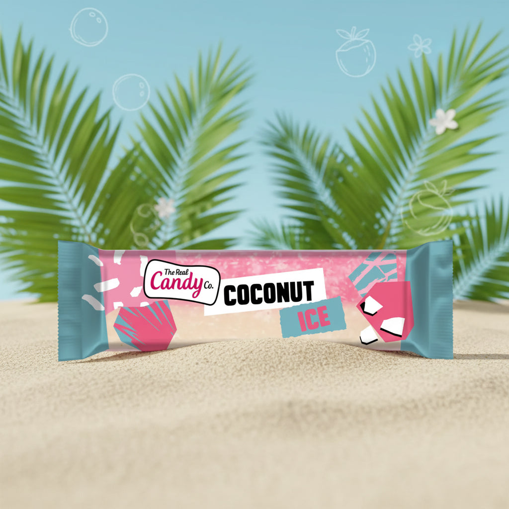 The Real Candy Co. Coconut Ice Bar 130g