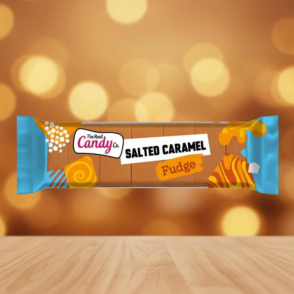 The Real Candy Co. Salted Caramel Fudge Bar 130g