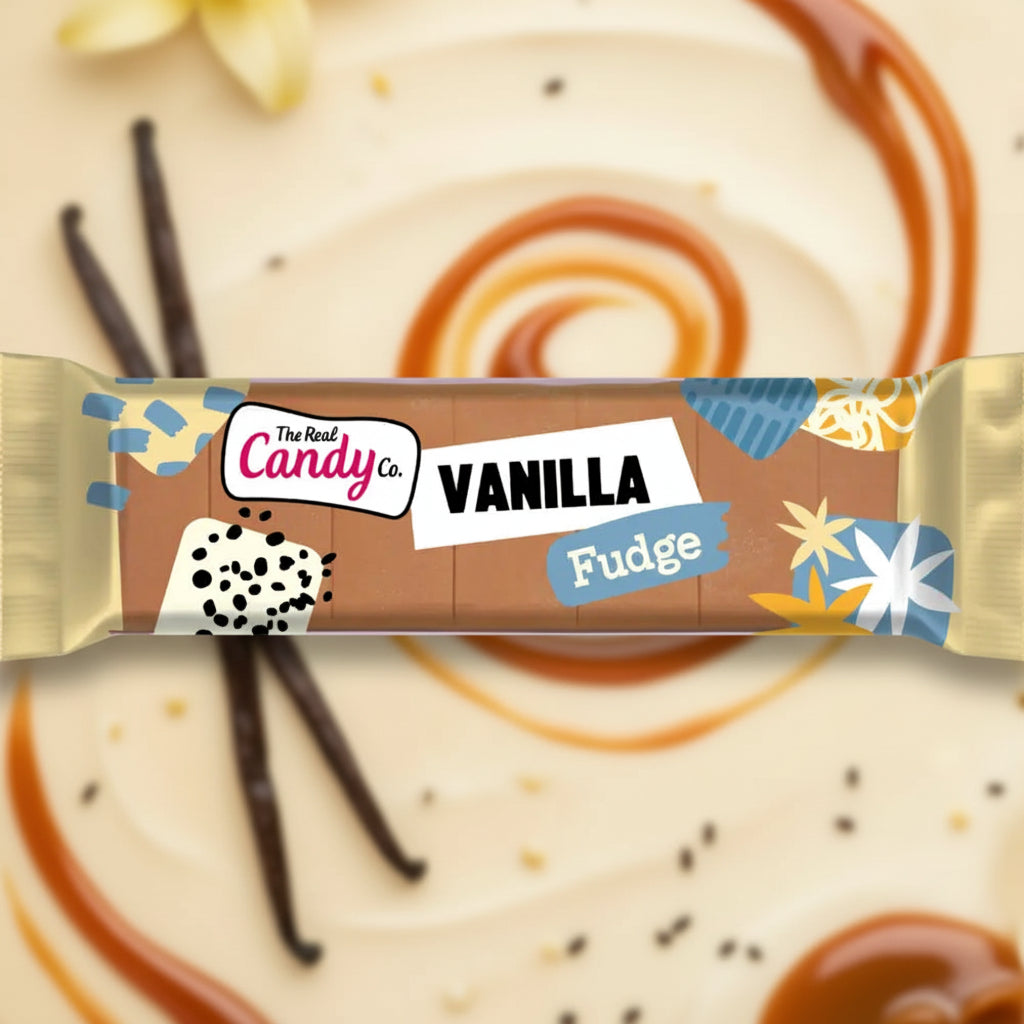 The Real Candy Co. Vanilla Fudge Bar 130g