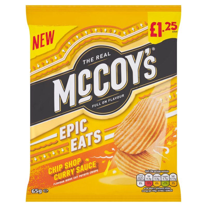 McCoy's Epic Eats Chip Shop Curry 65g