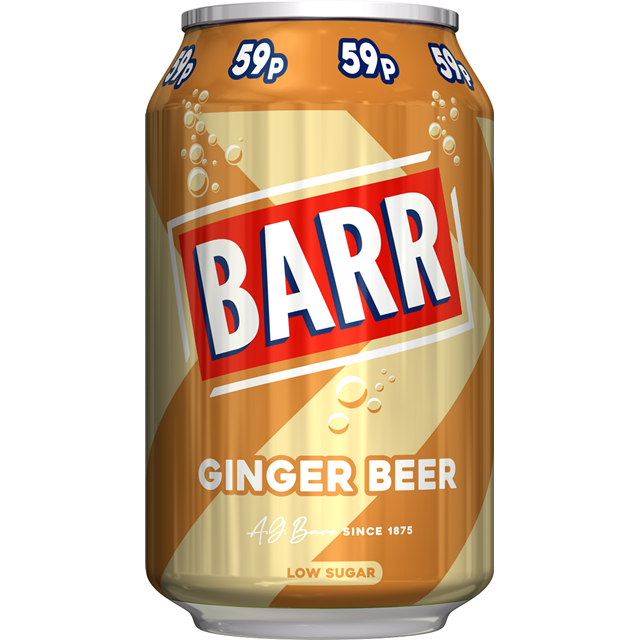  Barr Ginger Beer 330ml Can