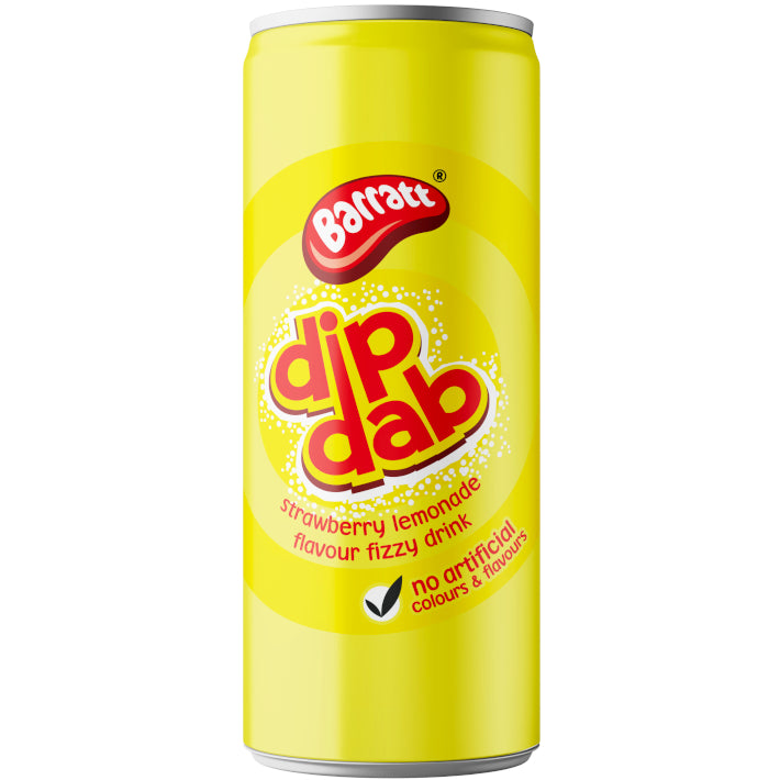 Barratt Dip Dab Fizzy Drink Can 250ml