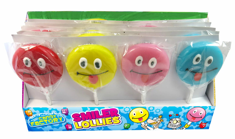 Crazy Candy Factory Smiler Lollies 50g