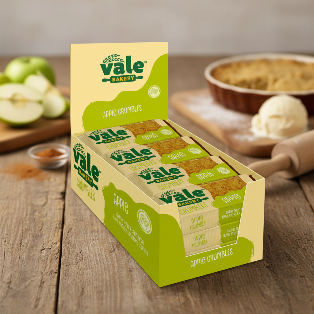 Vale Apple Crumble Bar 80g