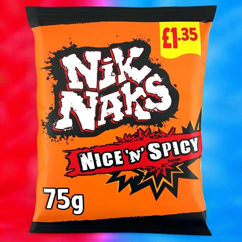 Nik Naks Nice 'n' Spicy Flavour 75g Single Packet