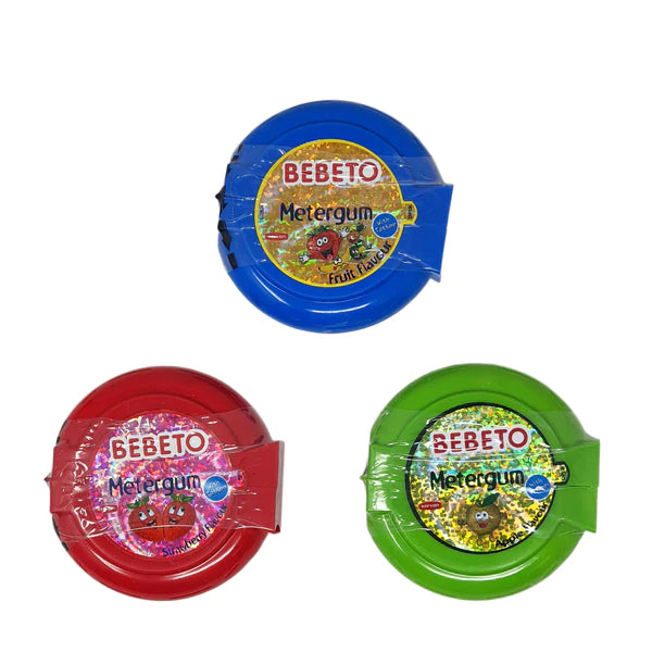 Bebeto Meter Bubble Gum Roll 40g