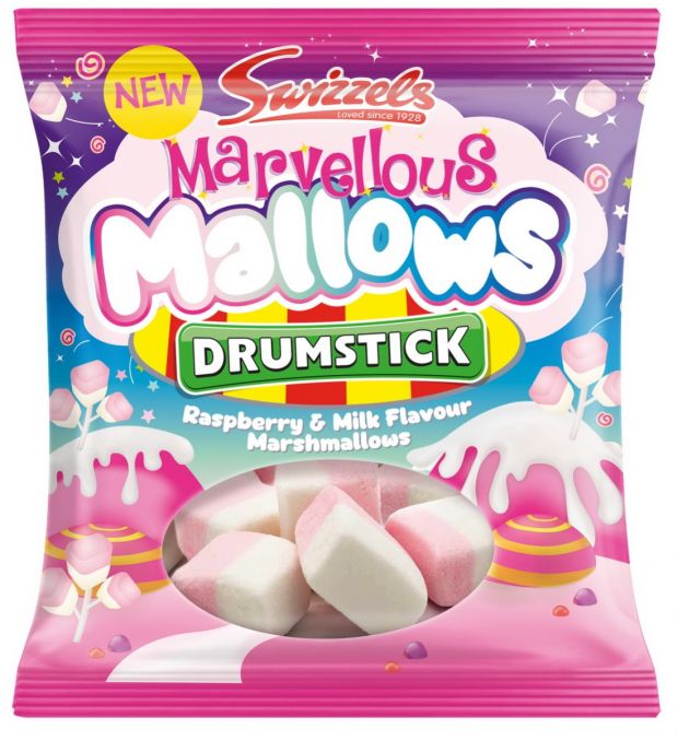 Swizzels Marvellous Mallows Drumstick Bag 110g £1.25 PMP