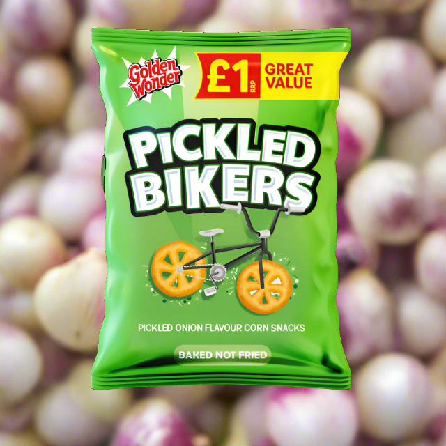 Golden Wonder Pickled Onion Bikers 50g