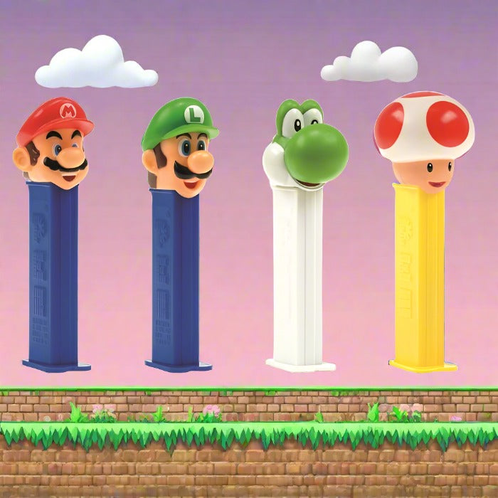 Pez Best Of Nintendo Super Mario 1+2 Impulse Packs 17g