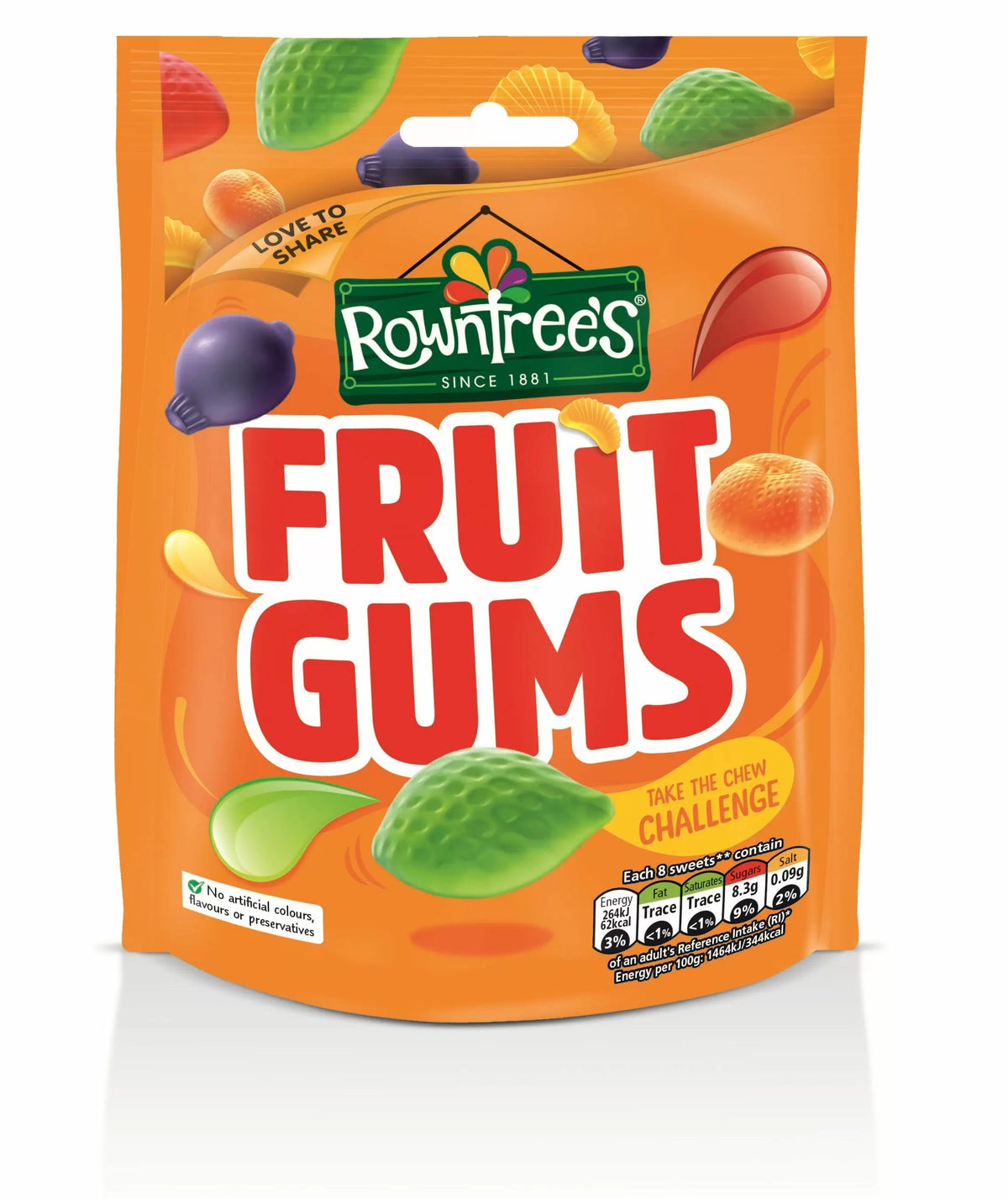 Rowntree's Fruit Gums  Sweets Sharing Bag 120g £1.25