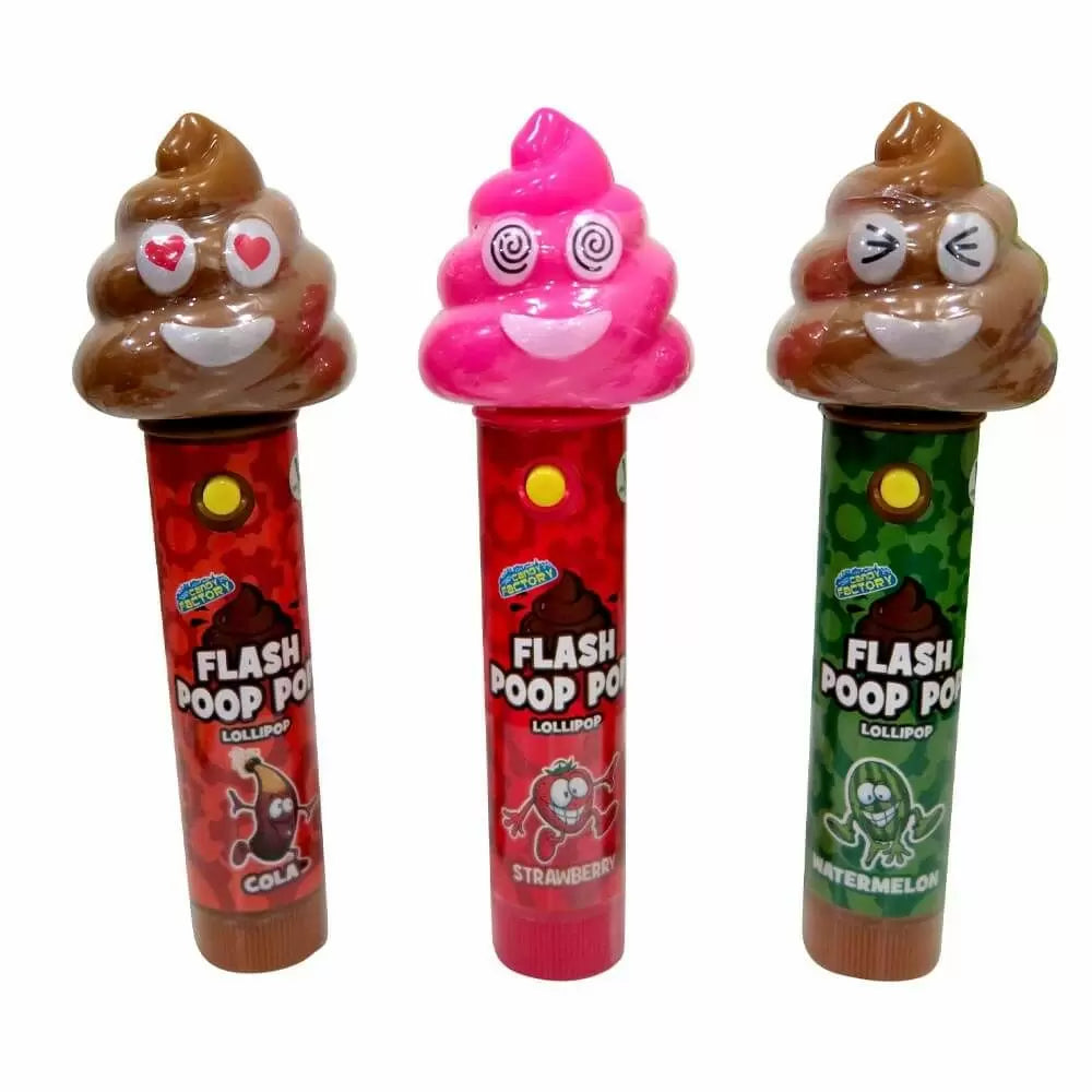 Crazy Candy Factory Flash Poop Pops 11g