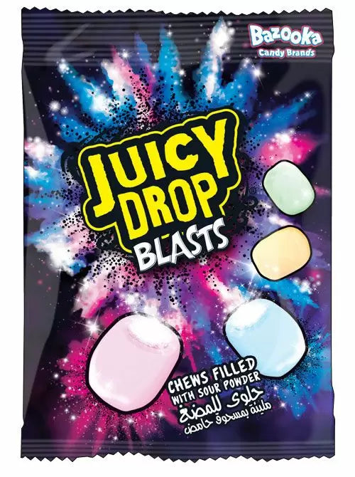 Bazooka Juicy Drop Blast Bags 45g