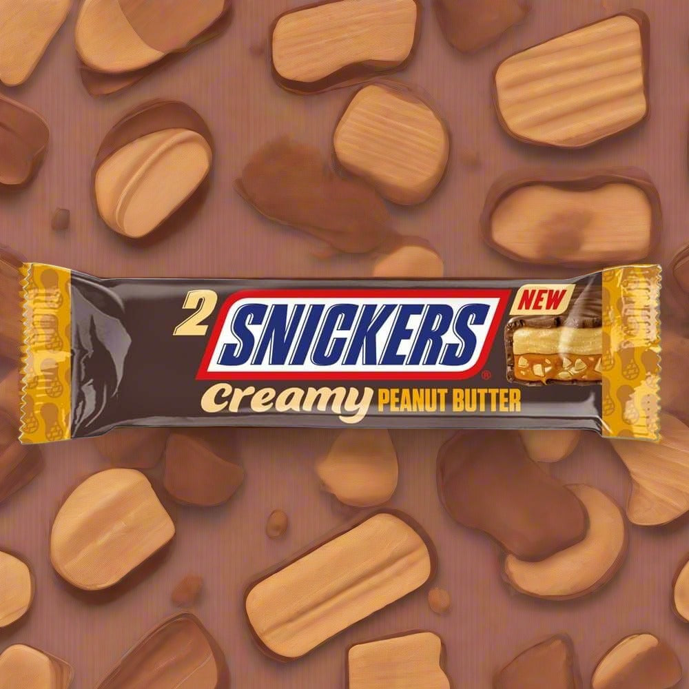 Snickers Creamy Peanut Butter Chocolate Duo Bar 36.5g