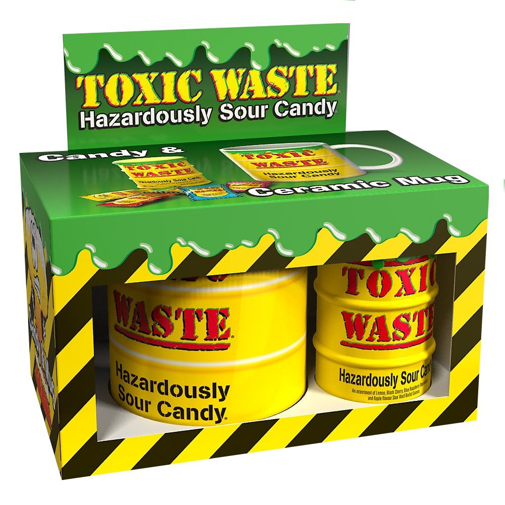 Toxic Waste Sour Candy & Mug Gift Set 42g