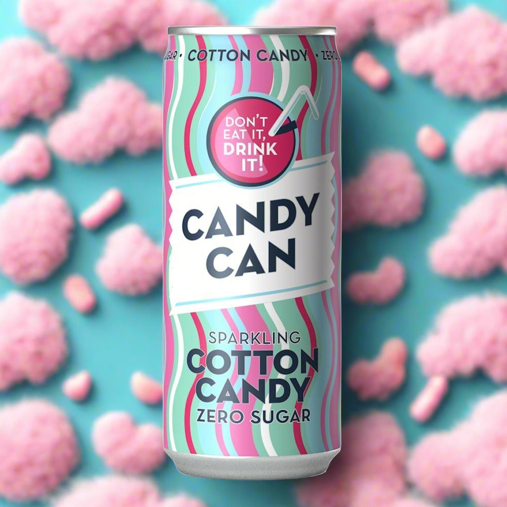 Candy Can Sparkling Cotton Candy Zero Sugar Can 330ml