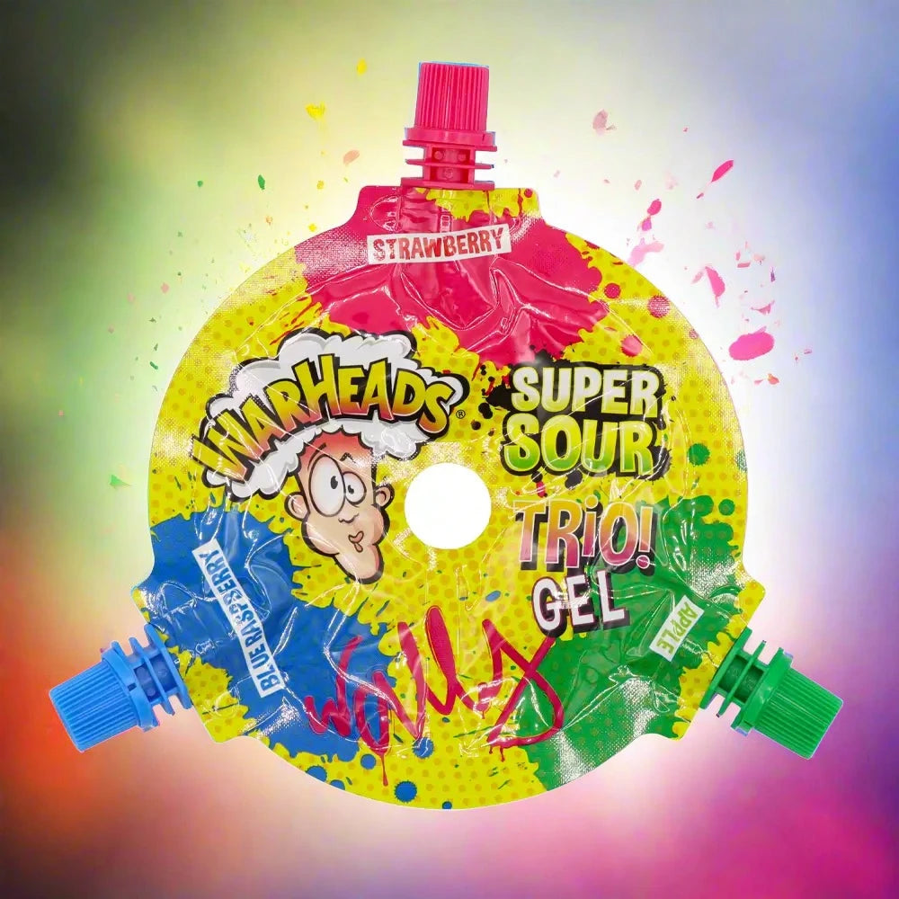 Warheads Super Sour Trio Gel Wheel 51g