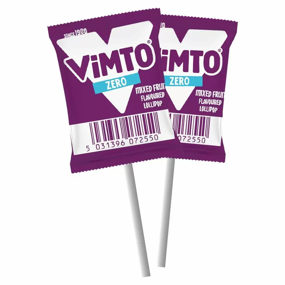 Vimto Zero Mix Fruit Flavoured Lollipop 8.3g