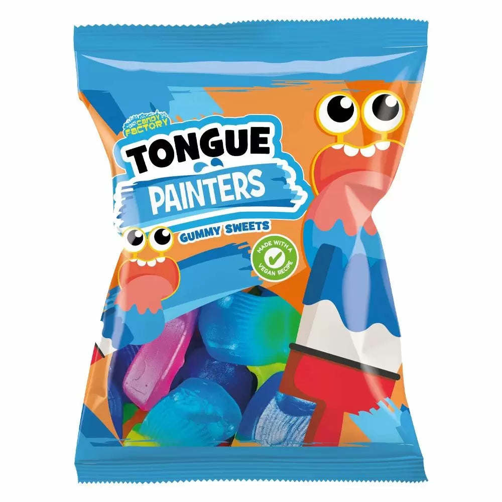 Crazy Candy Factory Tongue Painters Share Bag 120g