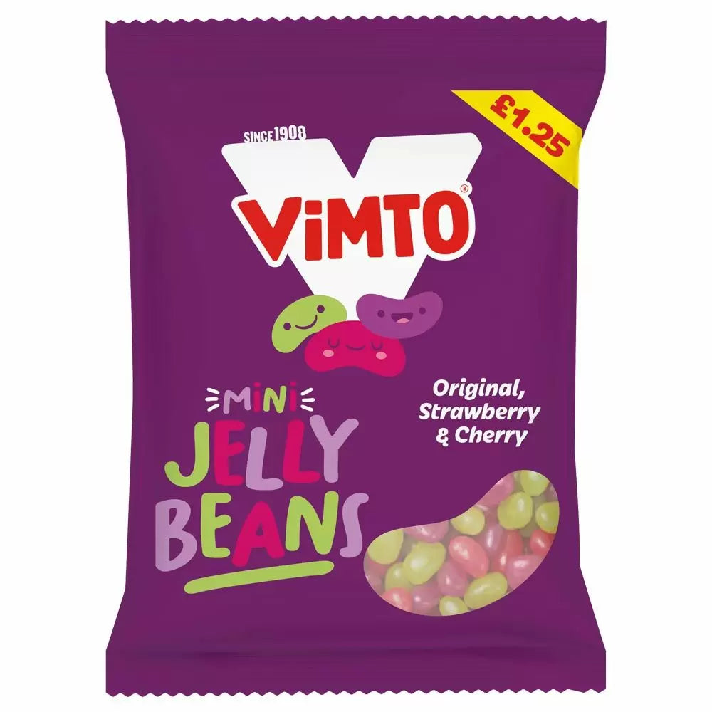 Vimto Mini Jelly Beans Bag 140g.