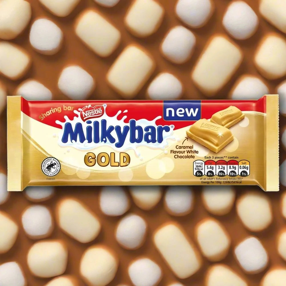 Milkybar Gold Caramel White Chocolate Sharing Bar 85g