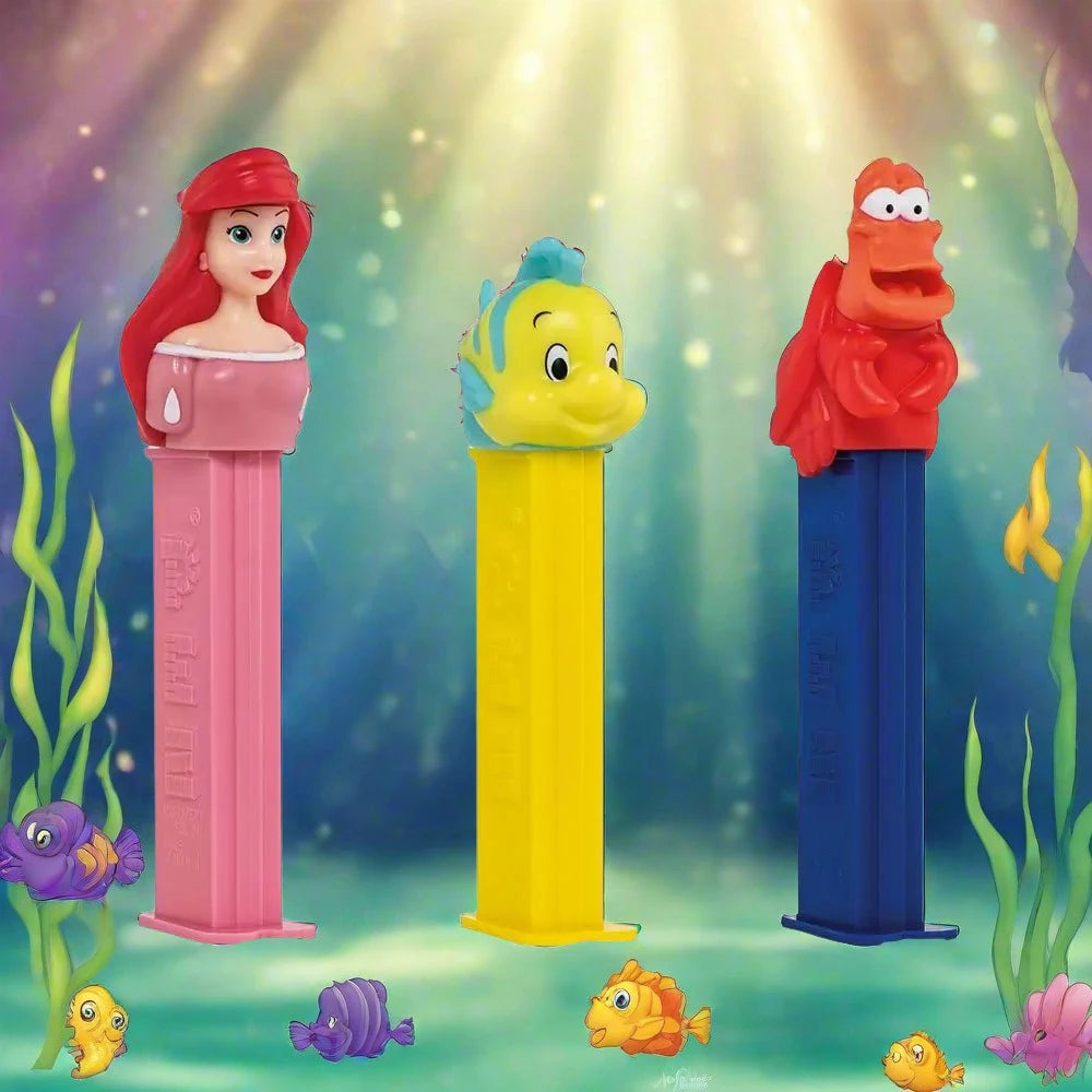 Pez The Little Mermaid 1+2 Impulse Packs 17g.