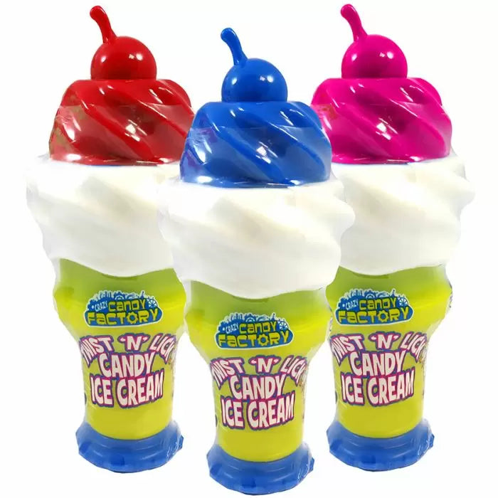 Crazy Candy Factory Twist 'N' Lick Candy Ice Cream 25g