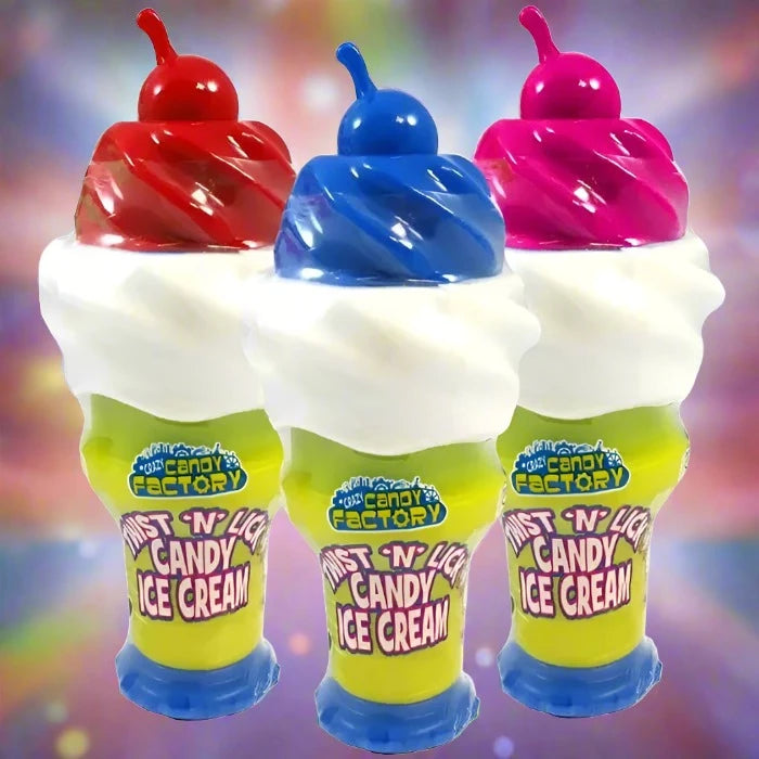 Crazy Candy Factory Twist 'N' Lick Candy Ice Cream 25g
