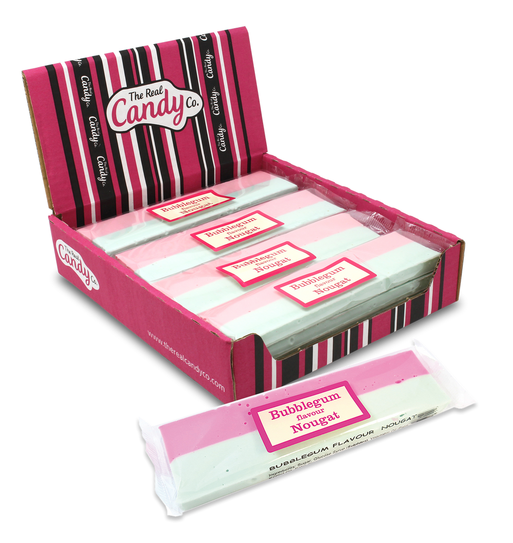 The Real Candy Co. Bubblegum Nougat Bar 150g