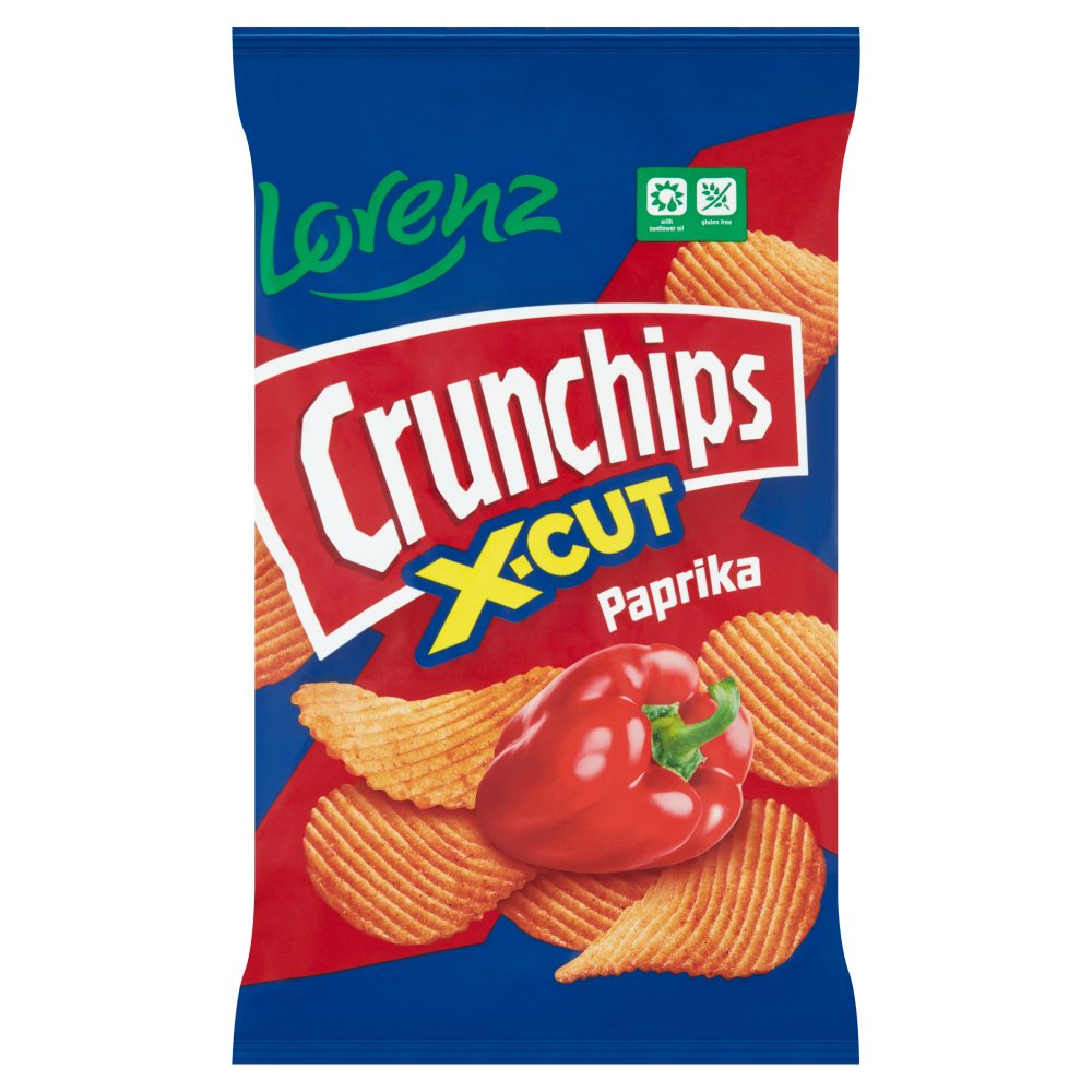 Lorenz Crunchips X-Cut Paprika 75g