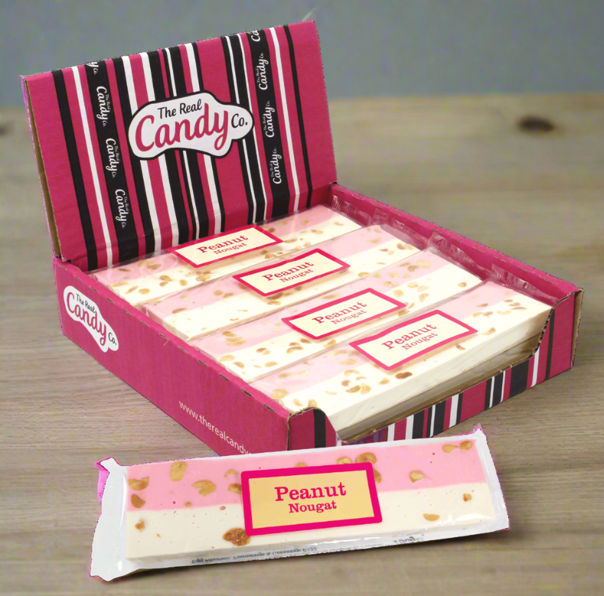 The Real Candy Co. Peanut Nougat Bar 150g
