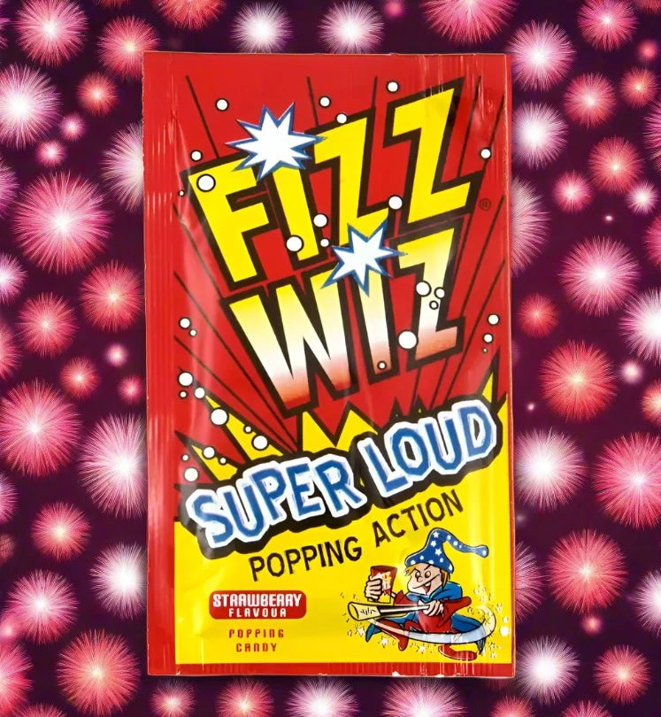 Fizz Wiz Strawberry Popping Candy 5g