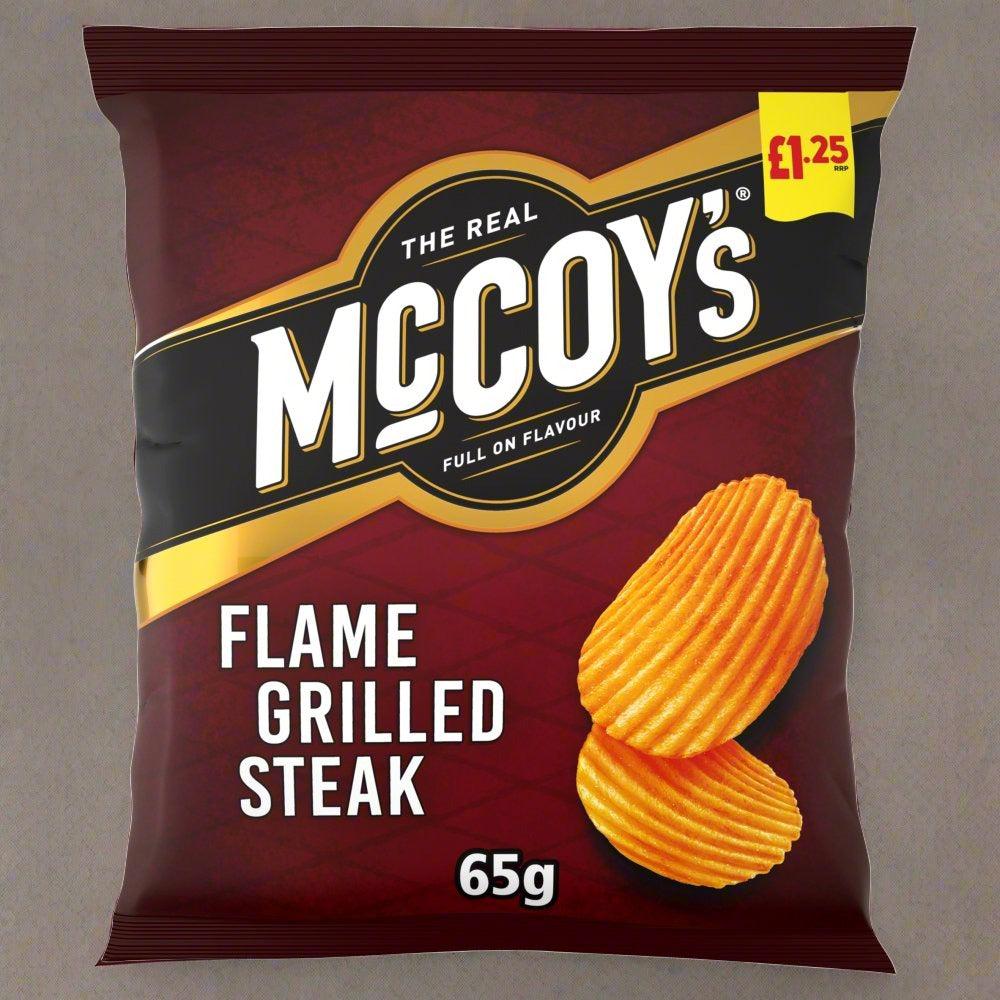 McCoy's Flame Grilled Steak Sharing Crisps 65g £1.25