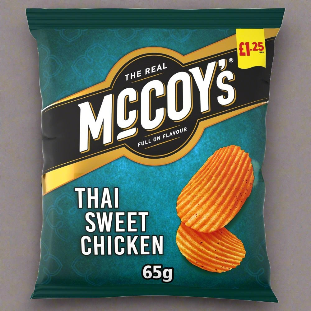 McCoy's Thai Sweet Chicken Sharing Crisps 65g £1.25