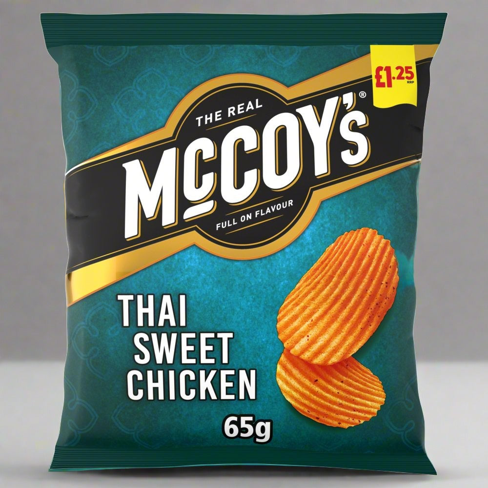 McCoy's Thai Sweet Chicken Sharing Crisps 65g £1.25