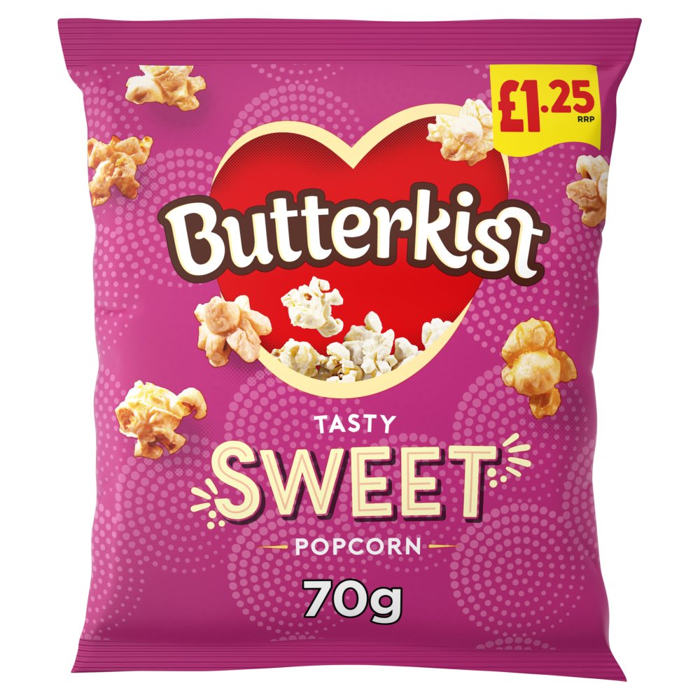 Butterkist Sweet Popcorn 70g £1.25 PMP