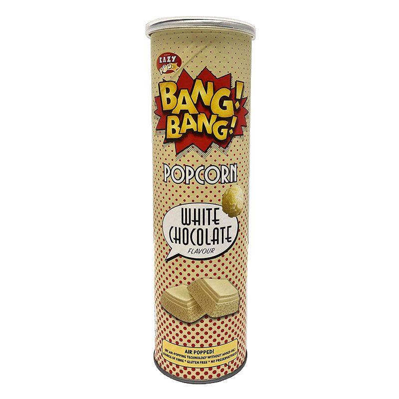 Bang Bang Popcorn White Chocolate 85g