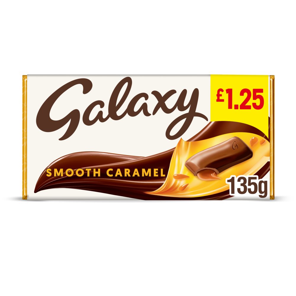 Galaxy Caramel Chocolate Bar 135g £1.25