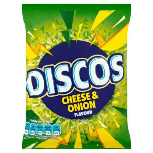 Discos Cheese And Onion Crisps 25.5g Single Packet