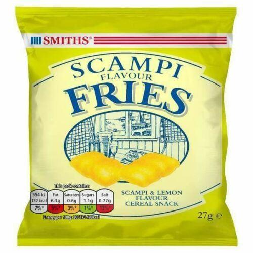 Smiths Savoury Snacks Scampi and lemon Fries single 27g bag