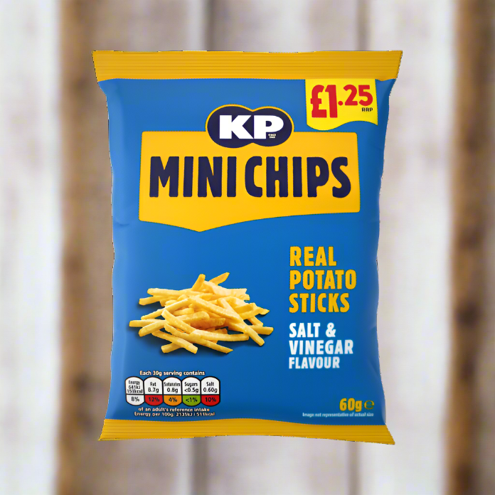 KP Mini Salt And Vinegar 60g Single Packet