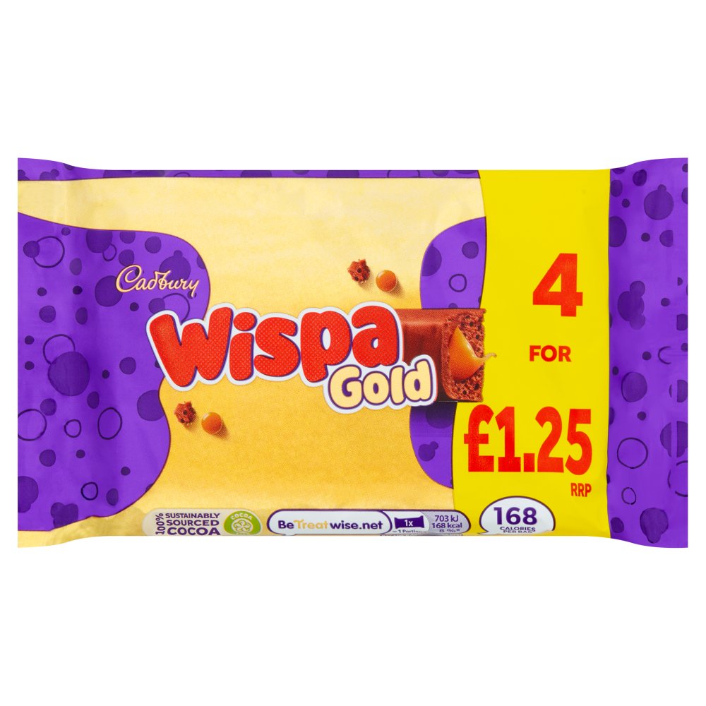 Cadbury Wispa Gold Single Bar 53 g (Pack of 24)