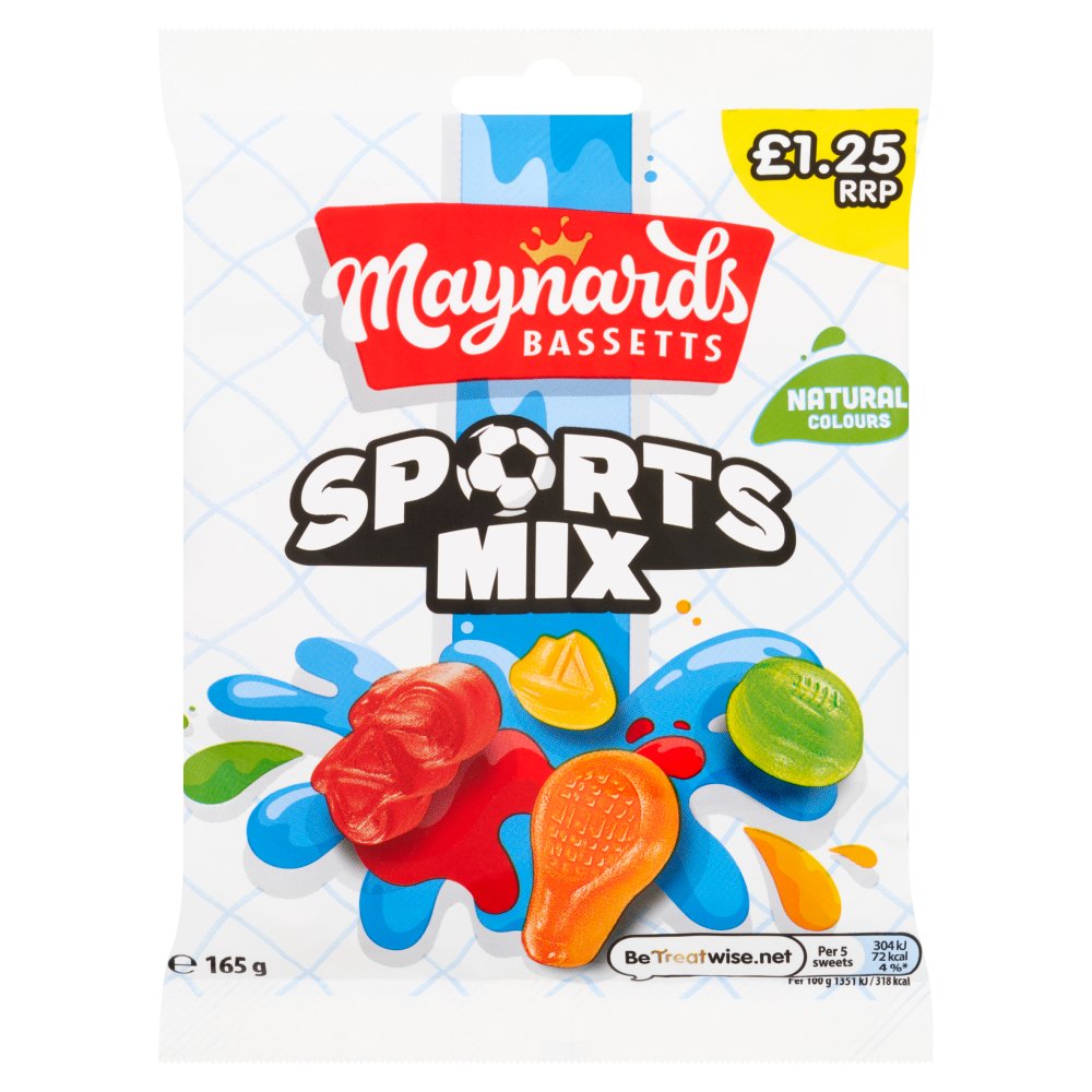Maynards Bassetts Sports Mix Sweets Bag 165g