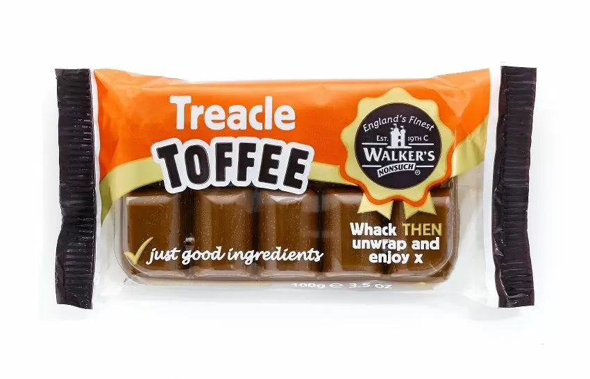 Walker's Nonsuch Treacle Toffee Bars 100g