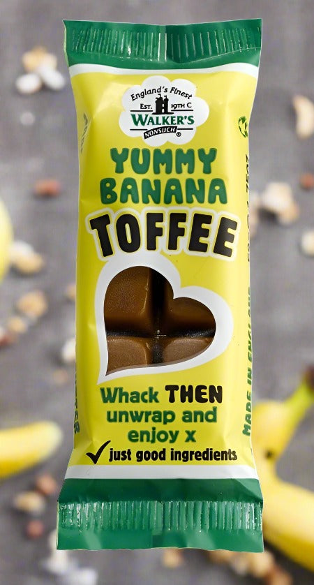 Walker's Nonsuch Yummy Banana Toffee Bars 50g